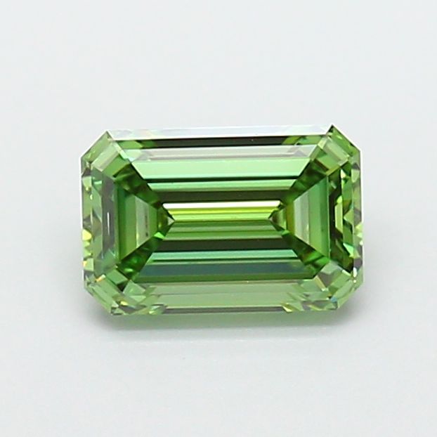 1.51 CT Fancy Vivid Green EMERALD