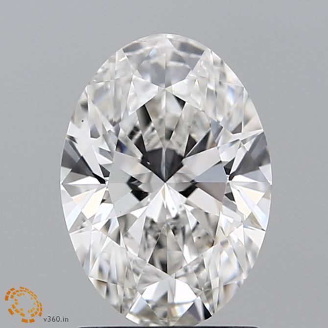 1.61 ct. oval Lab Grown Diamond front image