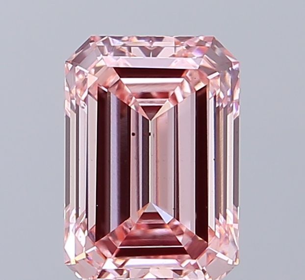 2.05 CT Fancy Intense Pink EMERALD