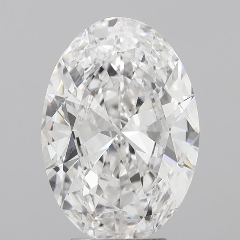 4.65 ct. oval Lab Grown Diamond front image