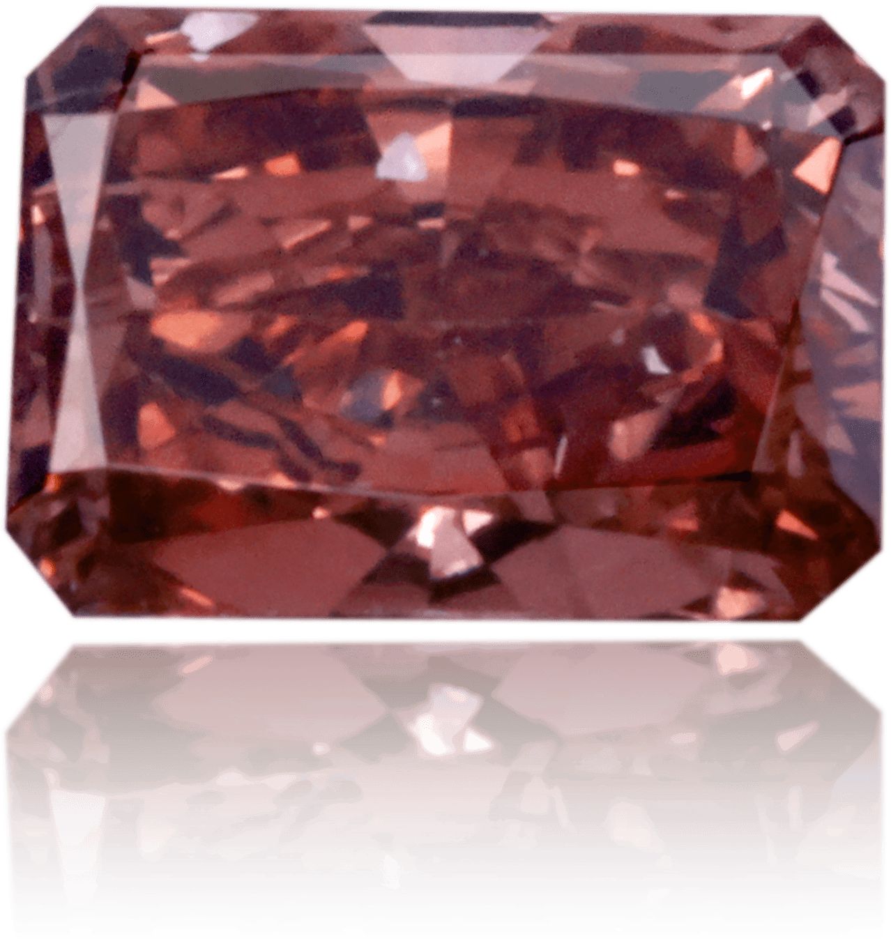Diament 0.32 ct Fancy Deep Brownish Orangey Pink/I1