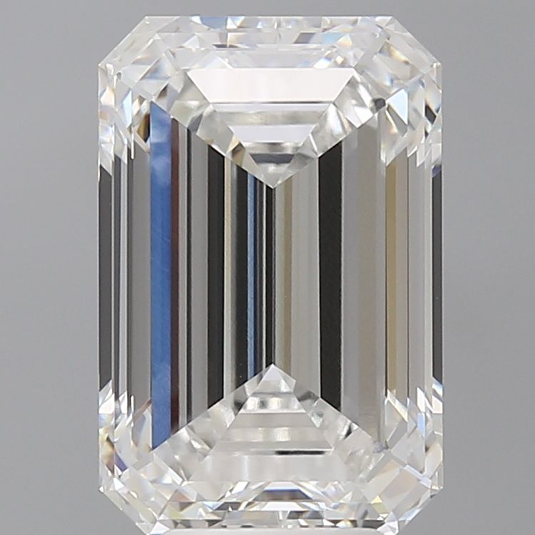 6.09 ct. emerald Lab Grown Diamond front image
