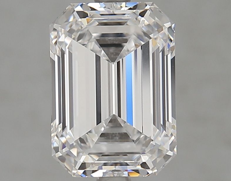 Diamant Émeraude 3.04 ct - Couleur D - Pureté VVS1