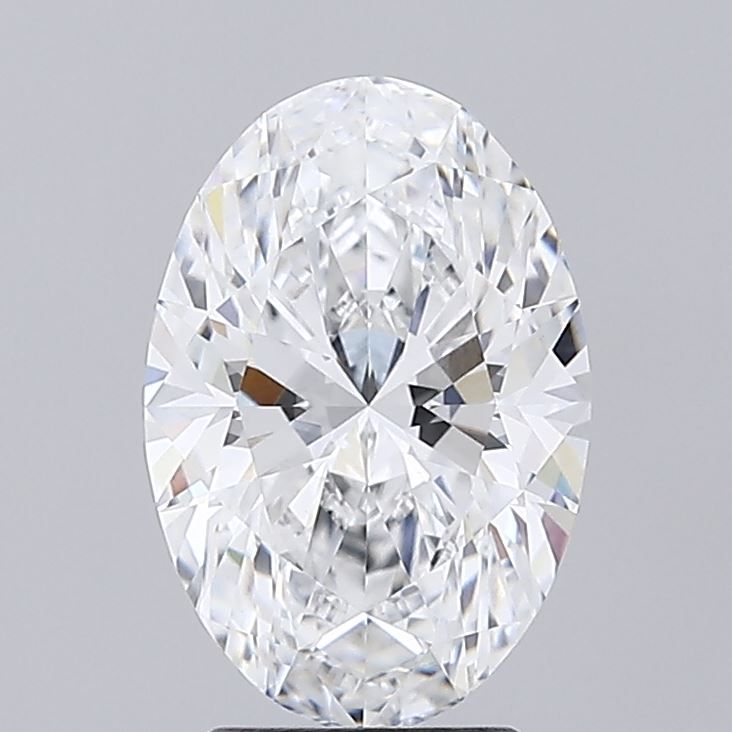 3.08 ct. oval Lab Grown Diamond front image