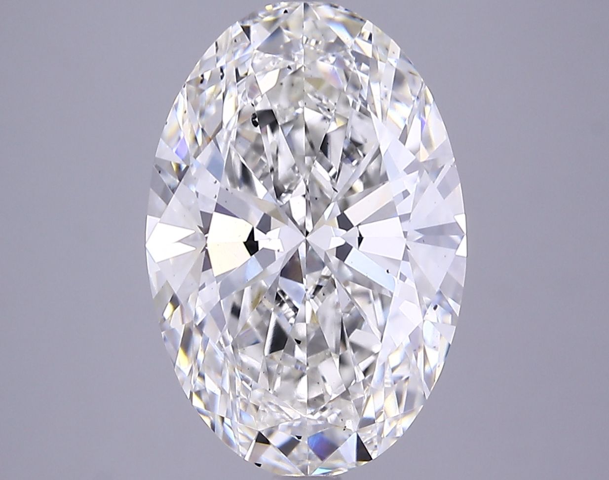 4.90 ct. oval Lab Grown Diamond front image