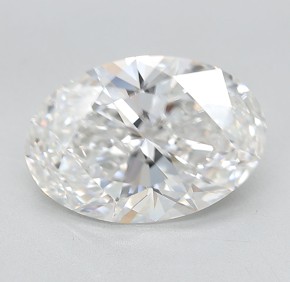 5.07 ct. oval Lab Grown Diamond front image