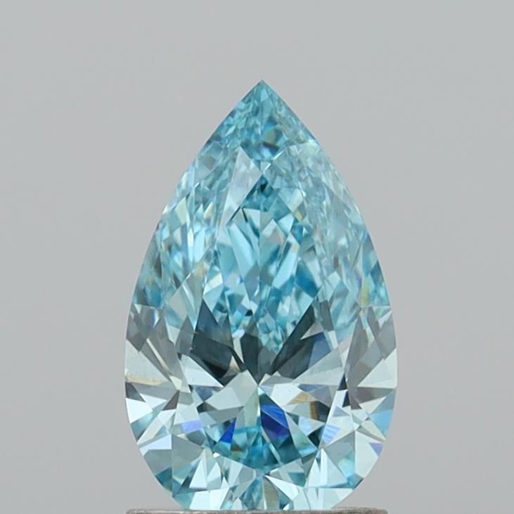1.42 CT Fancy Vivid Blue PEAR