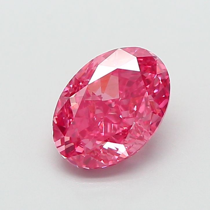 1.54 CT Fancy Vivid Pink OVAL