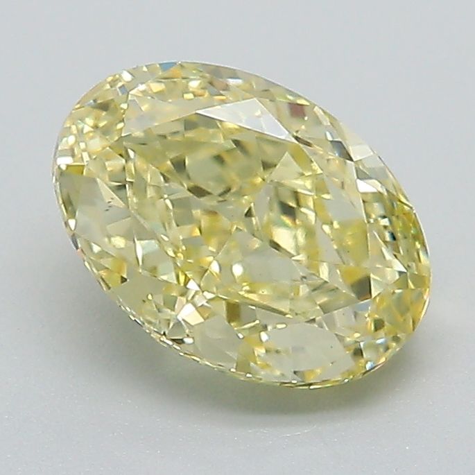 1.51 CT Fancy Intense Yellow OVAL
