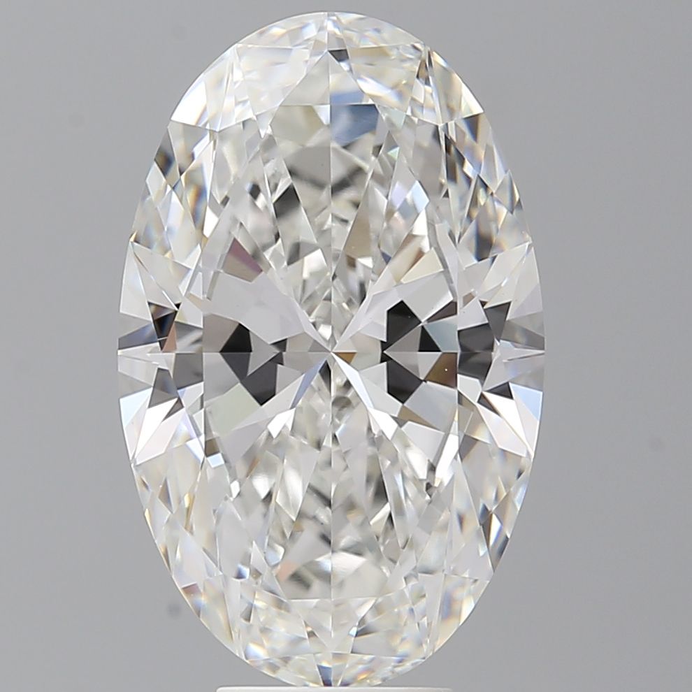 7.57 ct. oval Lab Grown Diamond front image