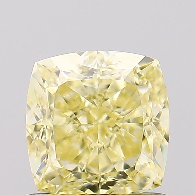 1.02 CT Fancy Yellow CUSHION MODIFIED