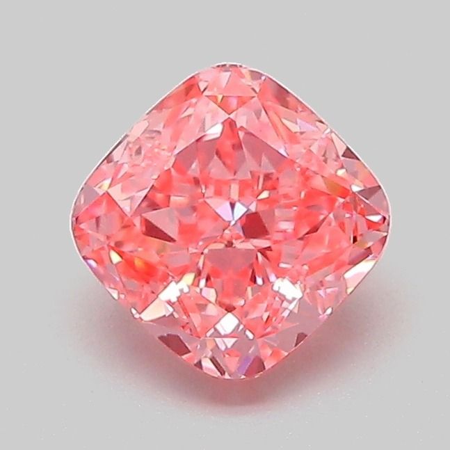 1.05 CT Fancy Vivid Pink CUSHION MODIFIED
