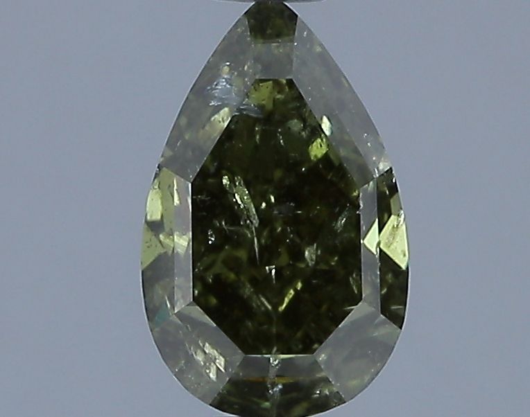 Diament 1.01 ct Fancy Dark Green/I2