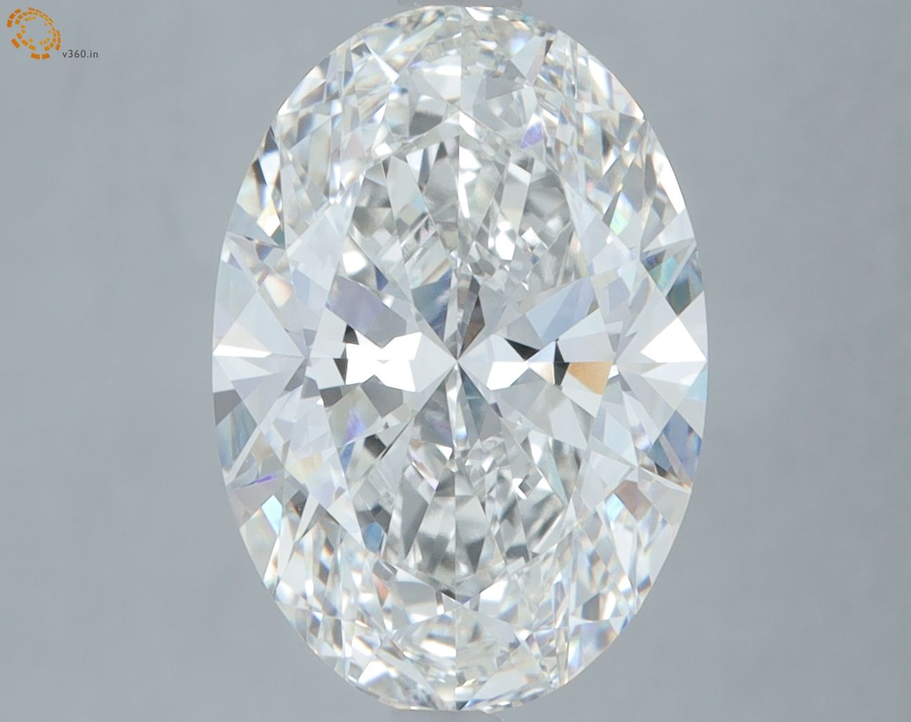 5.05 ct. oval Lab Grown Diamond front image