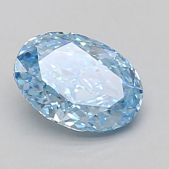 1.09 CT Fancy Vivid Blue OVAL