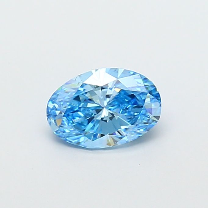 1.51 CT Fancy Vivid Blue OVAL