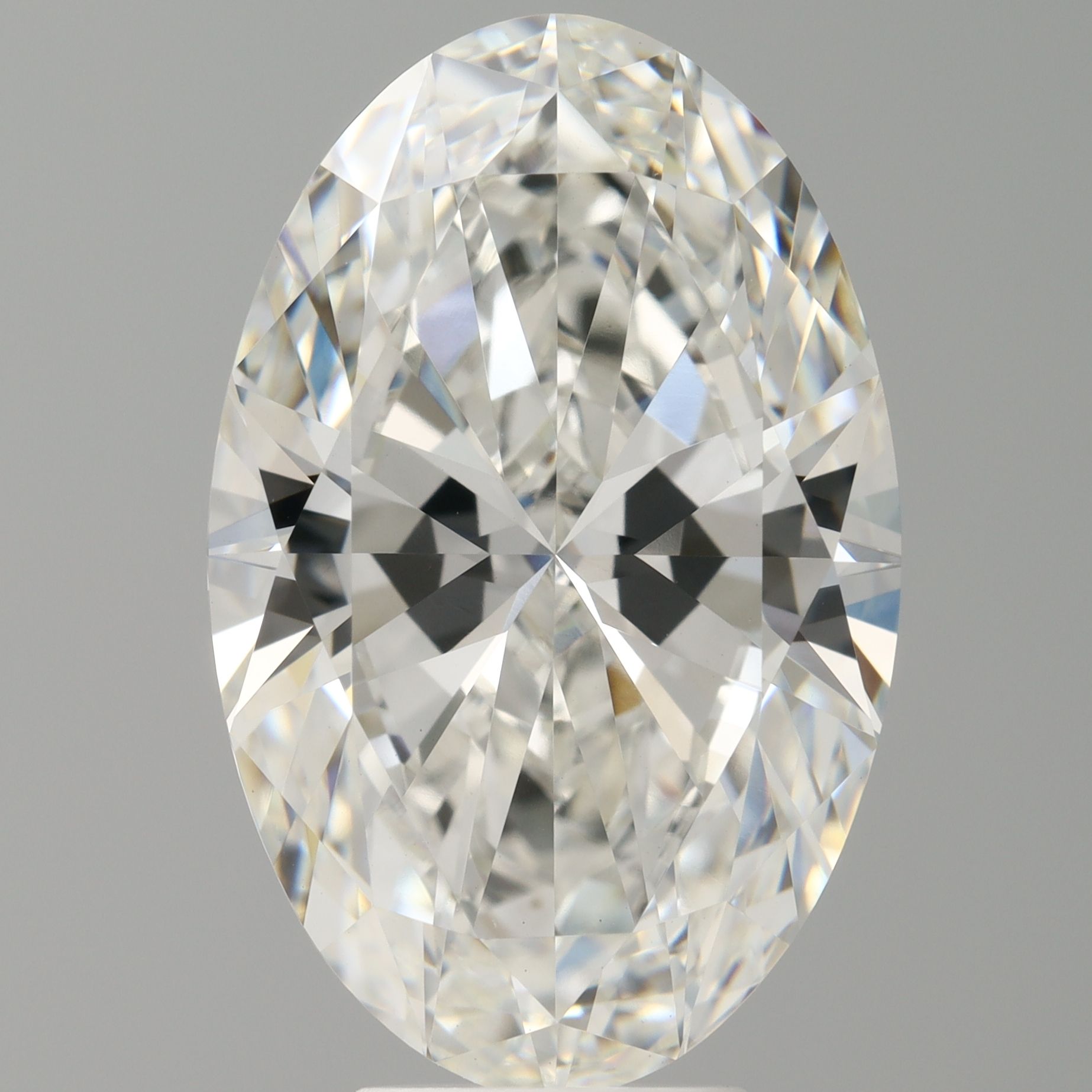 7.03 ct. oval Lab Grown Diamond front image