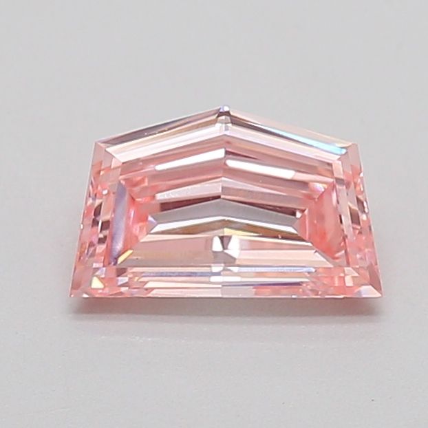 0.76 CT Fancy Intense Pink PENTAGONAL