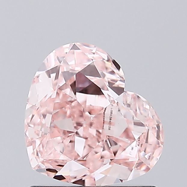 1.0 CT Fancy Intense Pink HEART