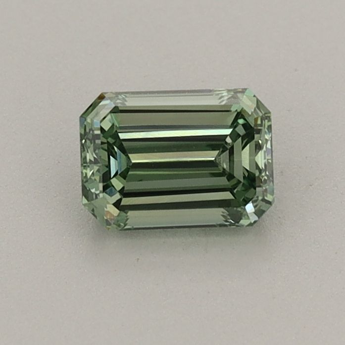 0.53 CT Fancy Vivid Green EMERALD