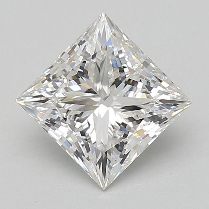 2.10 ct. princess Lab Grown Diamond front image