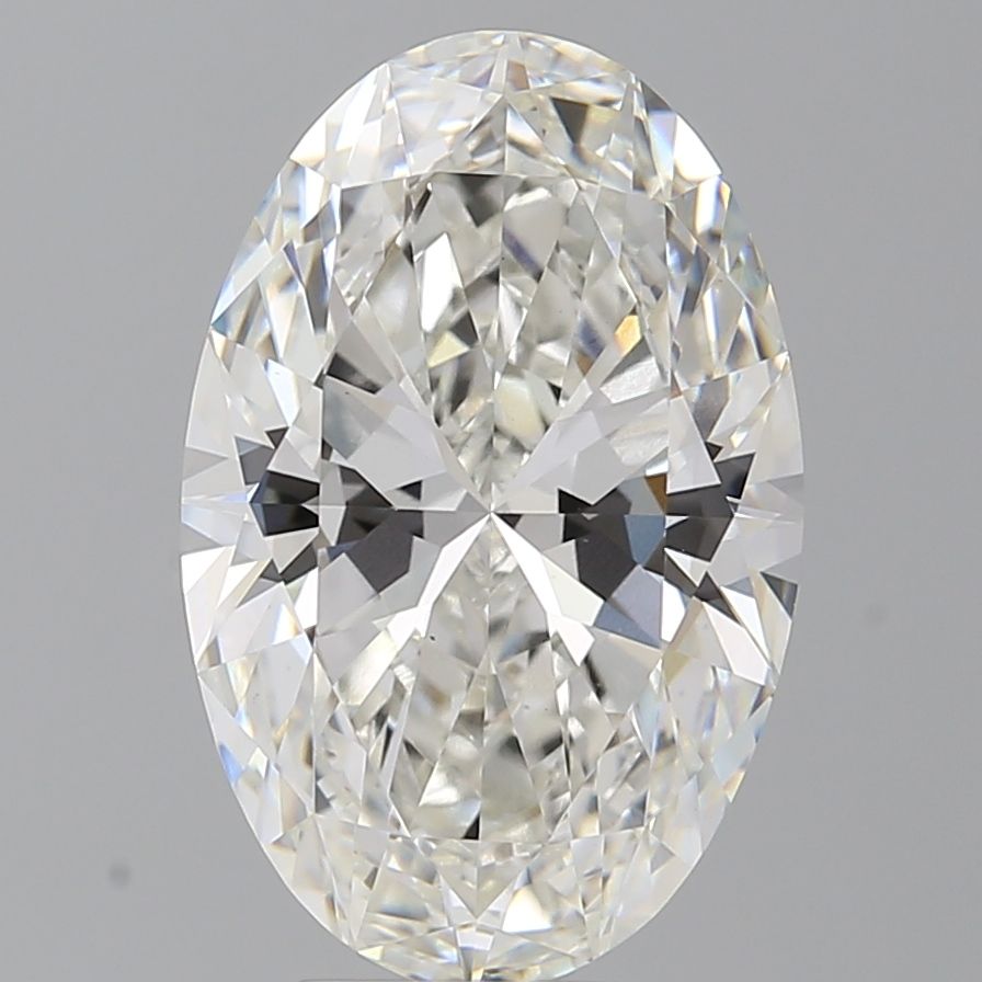 6.02 ct. oval Lab Grown Diamond front image