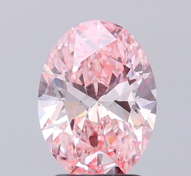 2.01 CT Fancy Vivid Pink OVAL