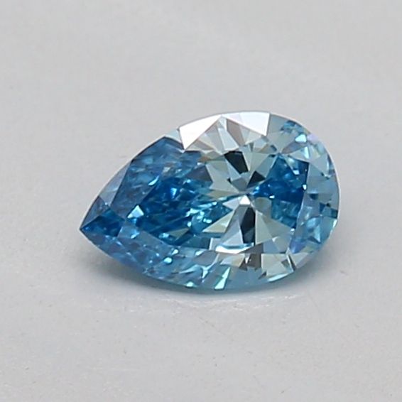 0.18 CT Fancy Vivid Blue PEAR