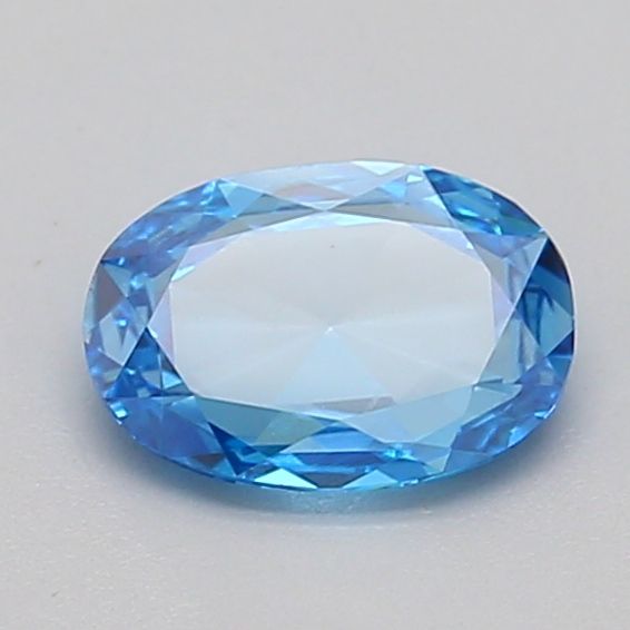 0.61 CT Fancy Vivid Blue ROSE
