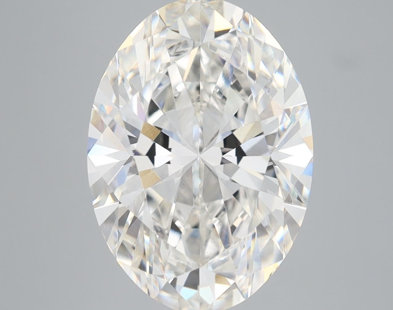 5.39 ct. oval Lab Grown Diamond front image