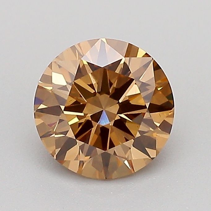 0.98 CT Fancy Light Brown ROUND