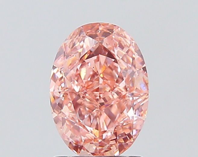 1.55 CT Fancy Vivid Pink OVAL