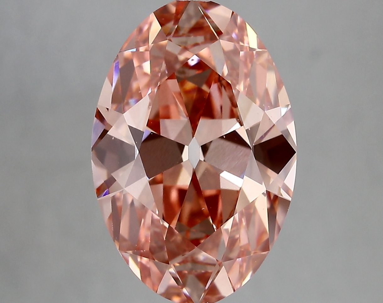 5.05 ct. oval Lab Grown Diamond front image