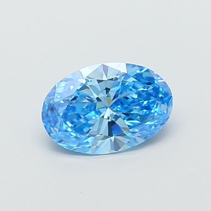 1.56 CT Fancy Vivid Blue OVAL
