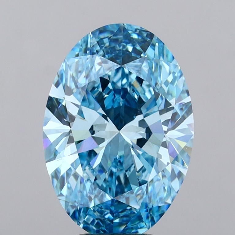 5.02 ct. oval Lab Grown Diamond front image