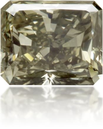 Diament 0.74 ct Fancy Dark Greenish Gray/I1