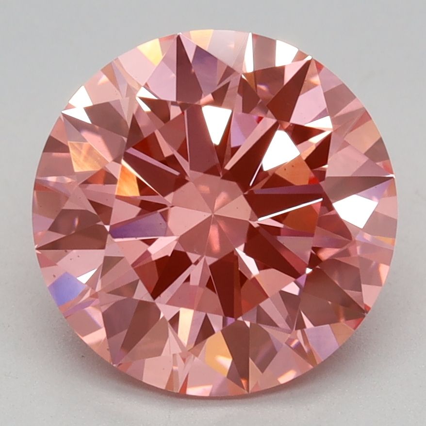 2.58 ct. round Lab Grown Diamond front image