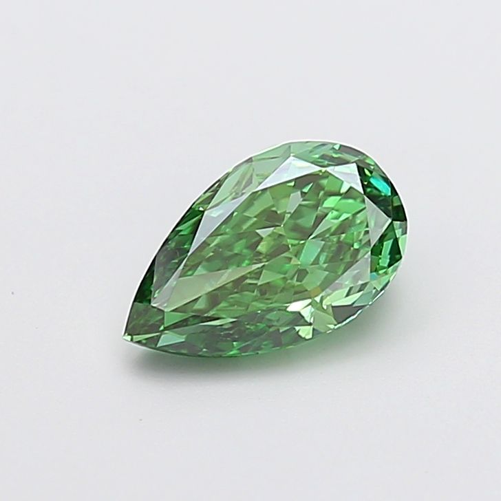 1.55 CT Fancy Vivid Green PEAR