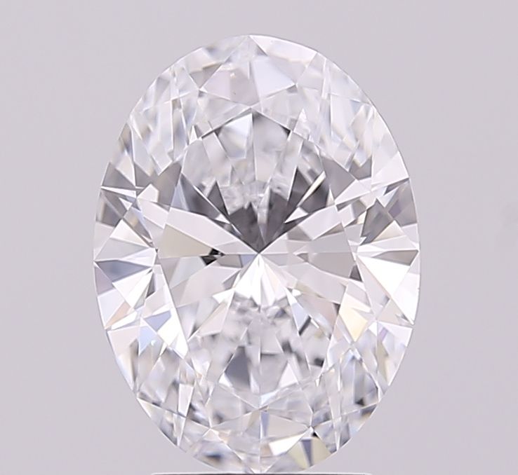 2.56 ct. oval Lab Grown Diamond front image