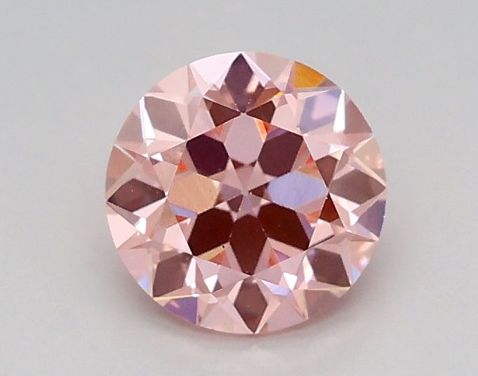 0.66 CT Fancy Vivid Pink OLD EUROPEAN CUT