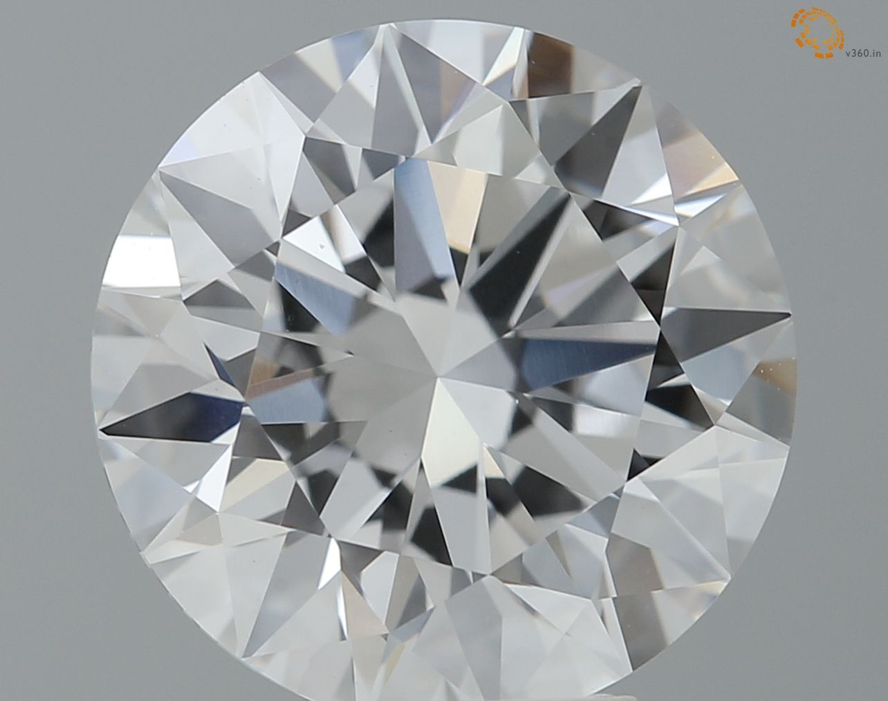 5.80 ct. round Lab Grown Diamond front image