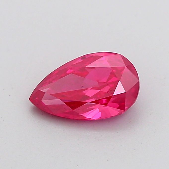 0.86 CT Fancy Vivid Red PEAR