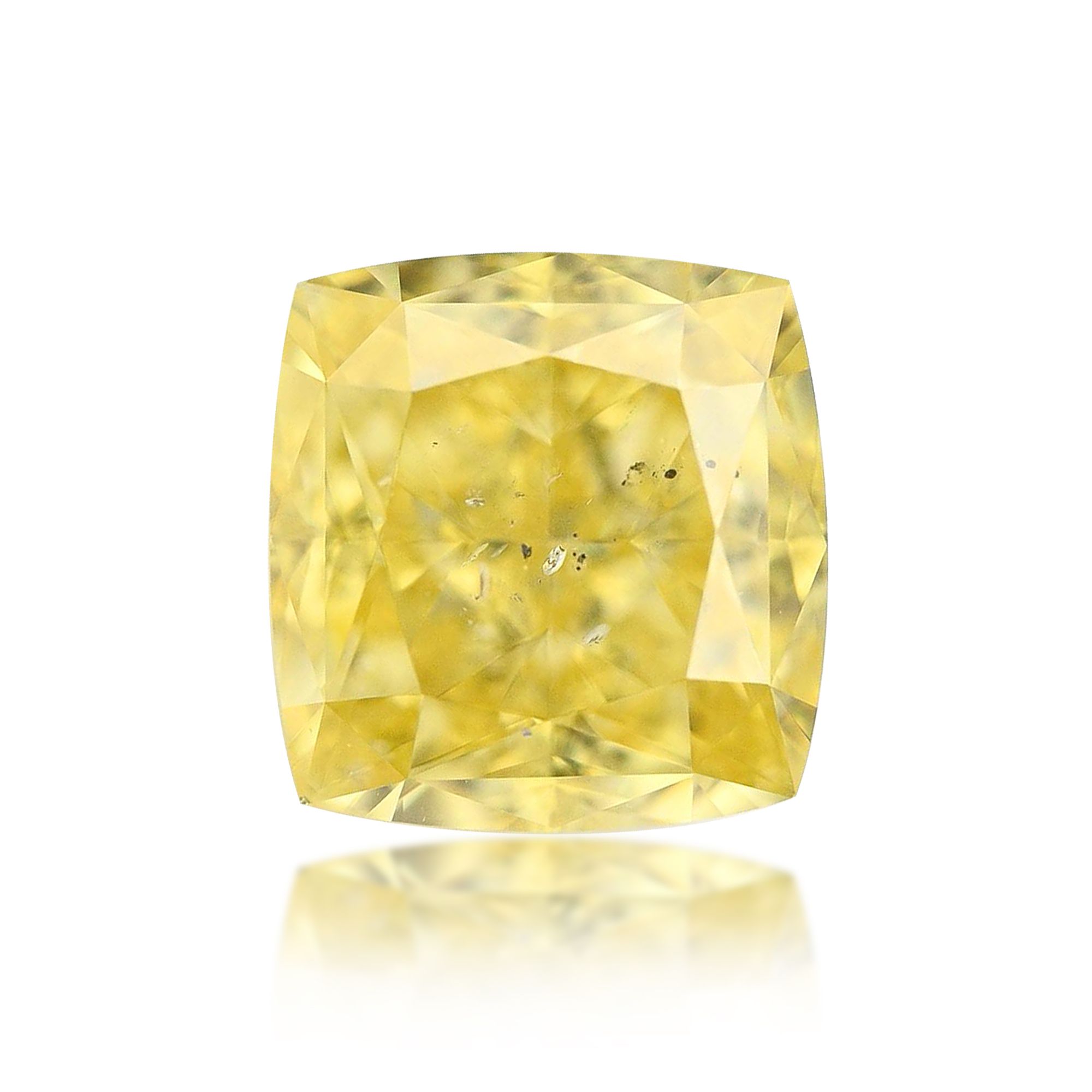 Diament 0.7 ct Fancy Vivid Yellow/SI2
