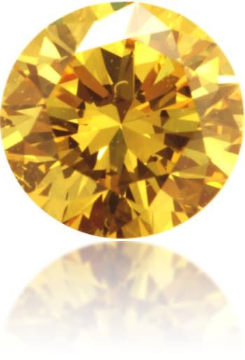 Diament 0.25 ct Fancy Vivid Orange/VVS2