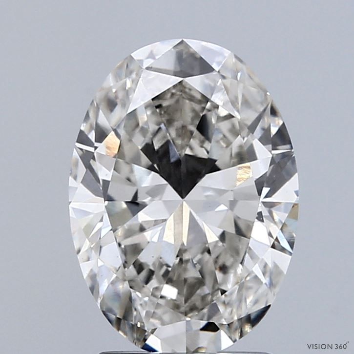 2.02 ct. oval Lab Grown Diamond front image