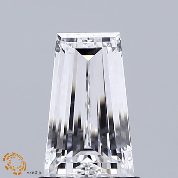 1 ct lab-grown Tapered baguette Diamond