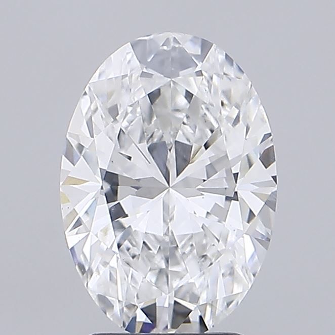 2.10 ct. oval Lab Grown Diamond front image