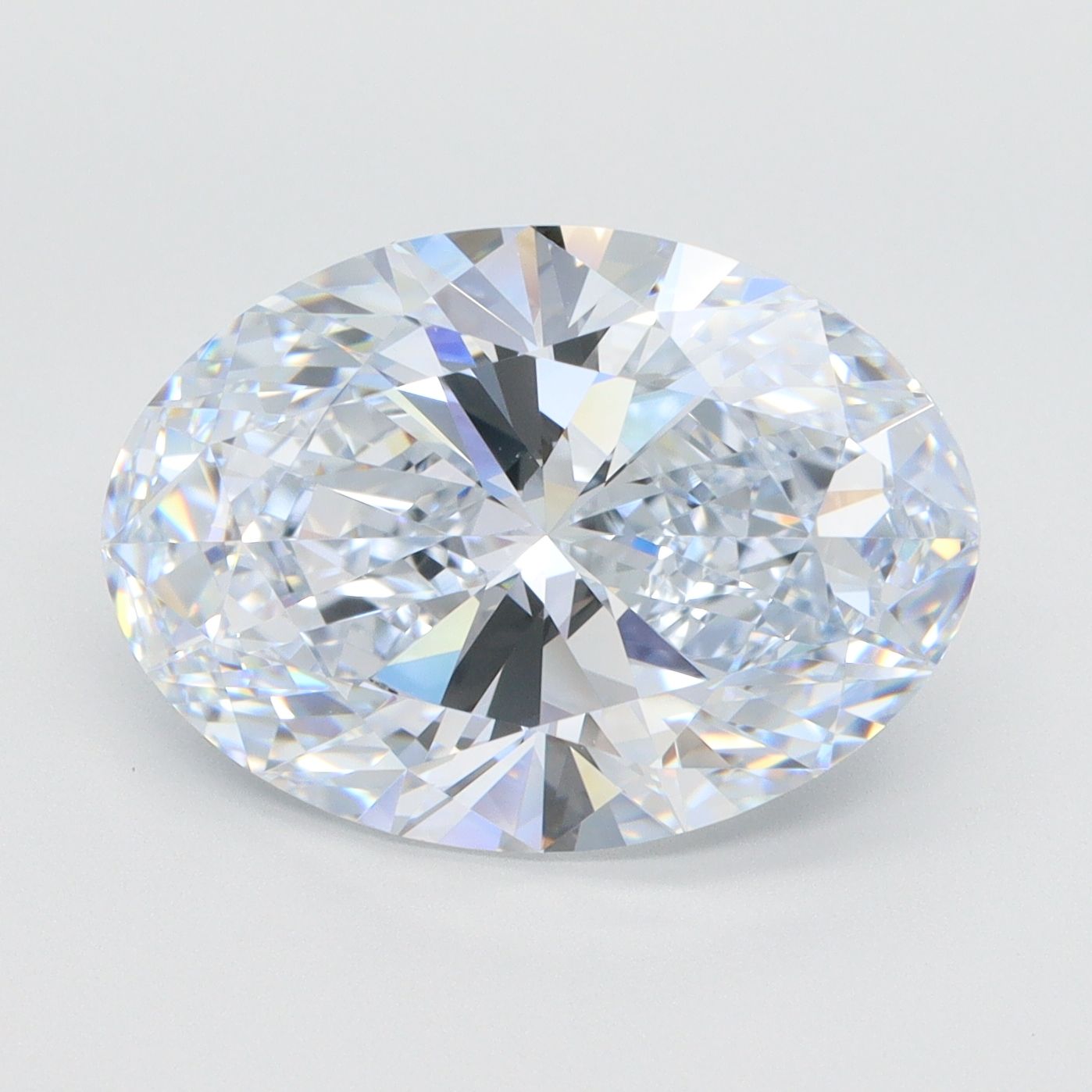 6.68 ct. oval Lab Grown Diamond front image