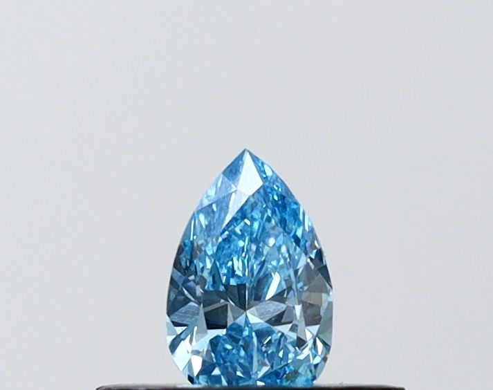 0.26 CT Fancy Vivid Blue PEAR