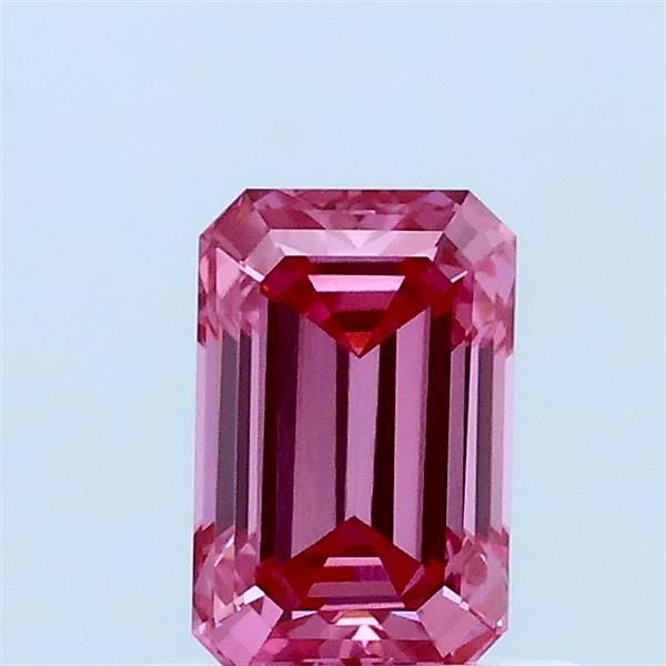 0.73 CT Fancy Vivid Pink EMERALD
